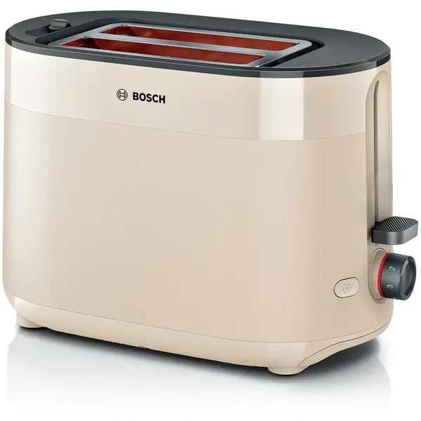 BOSCH Prajitor de paine Bosch TAT2M127 MyMoment, 950 W, 2 felii, oprire automata, Bej