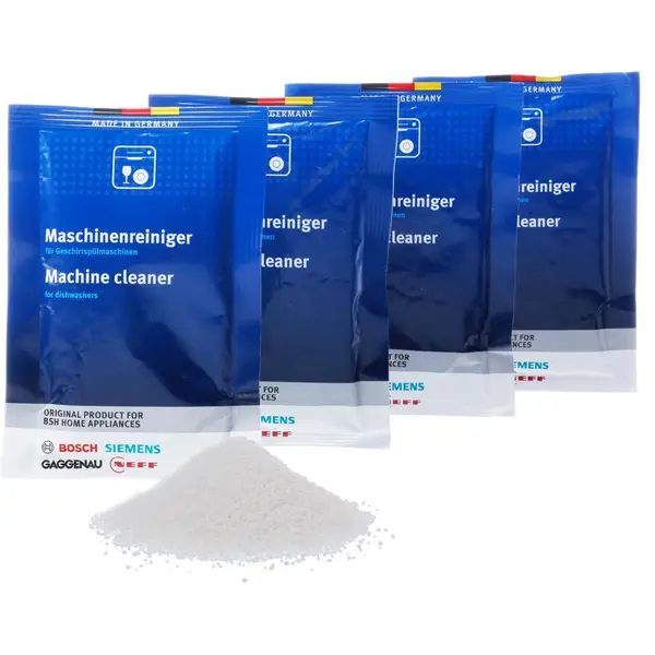 BOSCH Pudra / Degresant de curatare Bosch pentru masinile de spalat vase, 4 X 45 GR