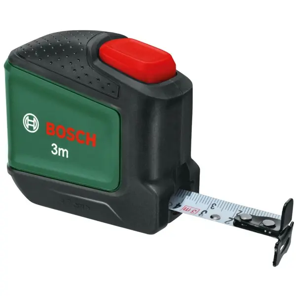 BOSCH Ruleta cu banda metalica, cu blocare, Bosch 1600A027PJ, 3 m