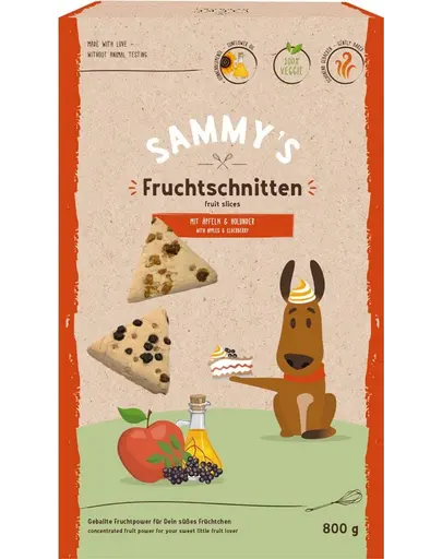 BOSCH SAMMY’S Fruit Slices Recompense pentru caini, felii de fructe 800 g