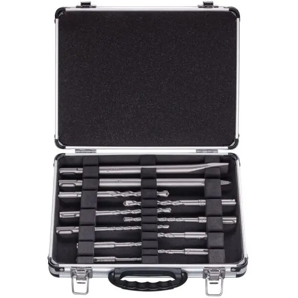 BOSCH Set 11 piese Bosch 2608578765, SDS Plus, 9 burghie, 2 dalti, pentru daltuire gaurire in beton