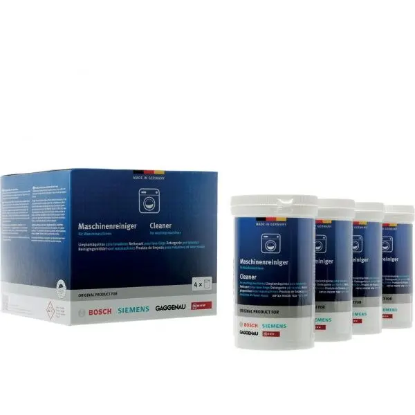 BOSCH Set BOSCH 00311928, 4 x 200g praf granulat, pentru masinile de spalat rufe