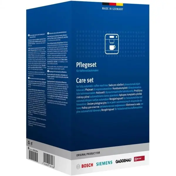 BOSCH Set BOSCH Care Set 00312014, 4 x detartrant lichid si 10 tablete de curatare