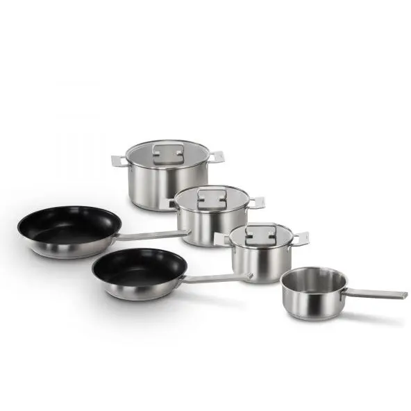 BOSCH Set de 9 piese BOSCH Pro Induction HEZ9SE060 - 17005722, otel inoxidabil, invelis antiaderent triplu strat