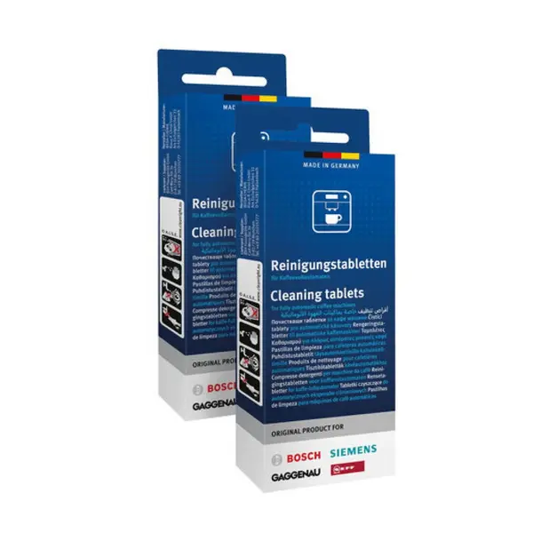 BOSCH Set tablete de curatare originale BOSCH 00312503, pentru espressoare automate si cafetiere Bosch/Siemens, 20 tablete