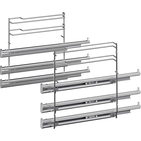 BOSCH Sine de extensie telescopice - 2 nivele, Inox, HEZ638270