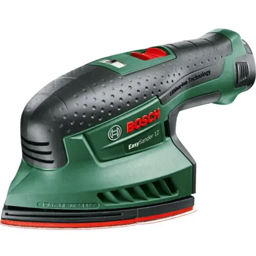 BOSCH Slefuitor multifunctional Bosch EasySander 12, cu acumulator, 12v, 1 acumulator, Verde-Negru
