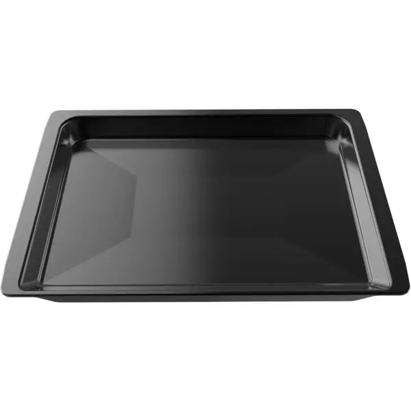 BOSCH Tava emailata BOSCH HEZ362000 - 00742279, L46.4cm, l34.5cm, H4cm, G1.2kg, Negru