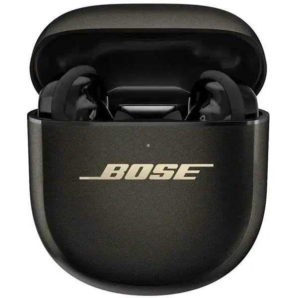 Bose Casti True Wireless In-Ear Bose QuietComfort Ultra Earbuds (2nd Gen), Bluetooth, ANC, Multipoint, Immersive Audio, IPX4, Carcasa cu incarcare Wireless, Negru-Auriu