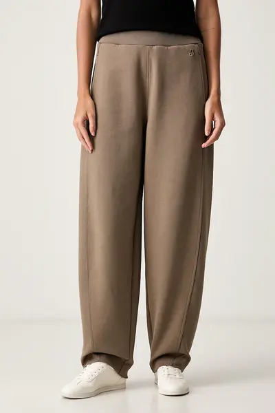 BOSS pantaloni de trening pentru femei cu bumbac Essuge