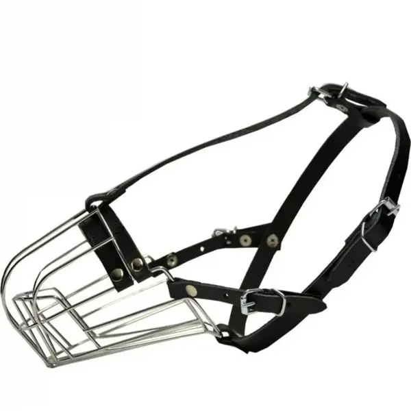 Botnita pentru caini metal MILAN SCHNAUZER 12(L)x9.5(l)x16(h)cm