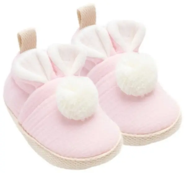 Botosei din muselină pentru bebeluși Leoncino - Bunny, mărimea 18, roz