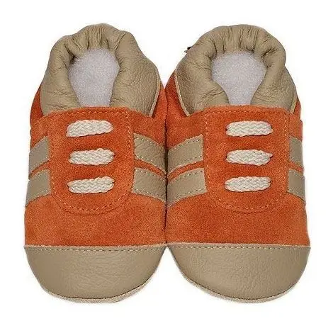 Botosei Orange Sports din piele, shooshoos, M 17-18