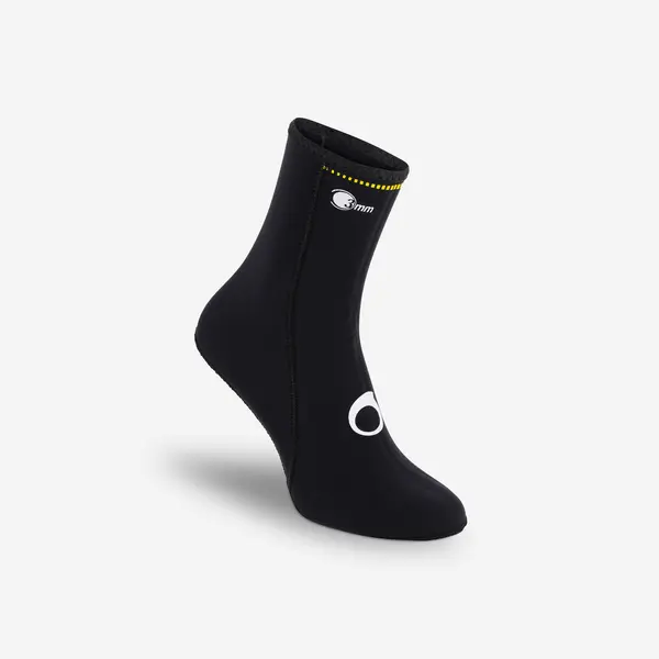 Botoși scufundări neopren 3mm Negru