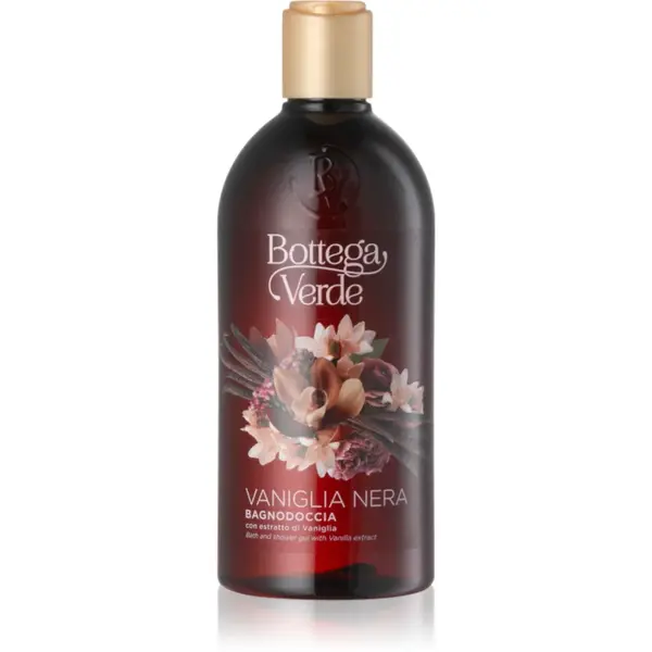 Bottega Verde Vaniglia Nera spumă de duș pentru îngrijire cu vanilie 400 ml