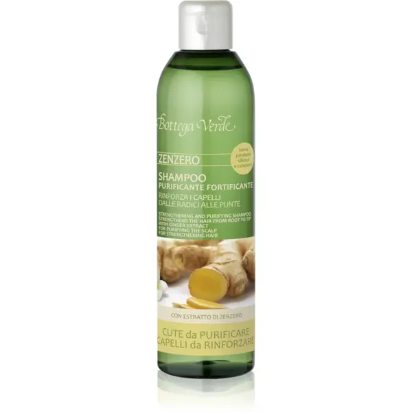 Bottega Verde Zenzero sampon pentru curatare pentru intarirea parului 250 ml