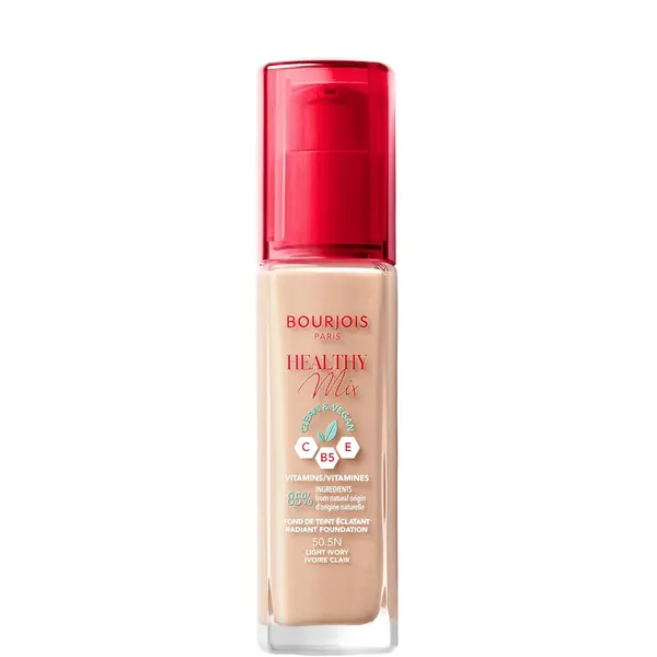Bourjois Healthy Mix Clean & Vegan Radiant Foundation - 50.5 Light Ivory
