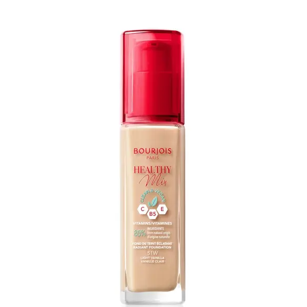 Bourjois Healthy Mix Clean & Vegan Radiant Foundation - 51W Light Vanilla