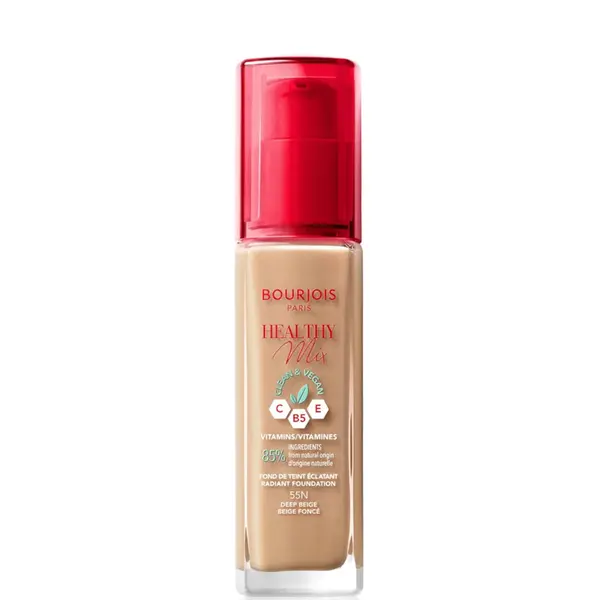 Bourjois Healthy Mix Clean & Vegan Radiant Foundation - 55 Deep Beige