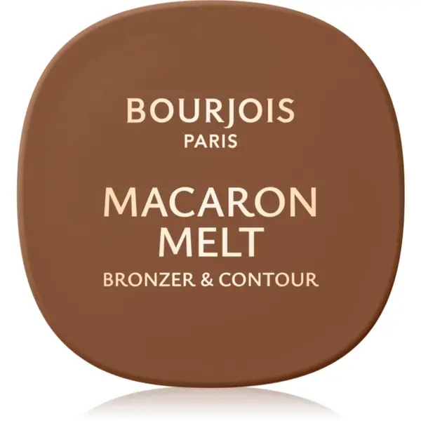 Bourjois Macaron Melt Bronzer & Contour bronzer și pudră pentru contur 2 in 1 culoare 03 Caramel Macchiato 5 g