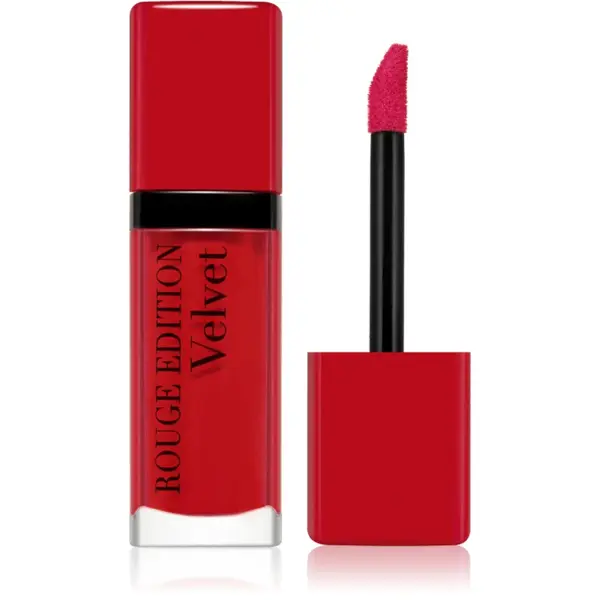 Bourjois Rouge Edition Velvet ruj de buze lichid cu efect matifiant culoare 08 Grand Cru 7.7 ml