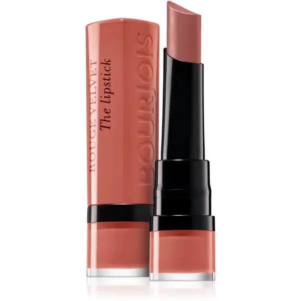 Bourjois Rouge Velvet The Lipstick ruj mat culoare 15 Peach Tatin 2.4 g