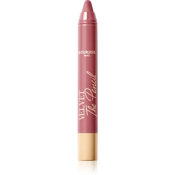Bourjois Velvet the Pencil ruj in creion cu efect matifiant culoare 03 In Mauve Again 1,8 g