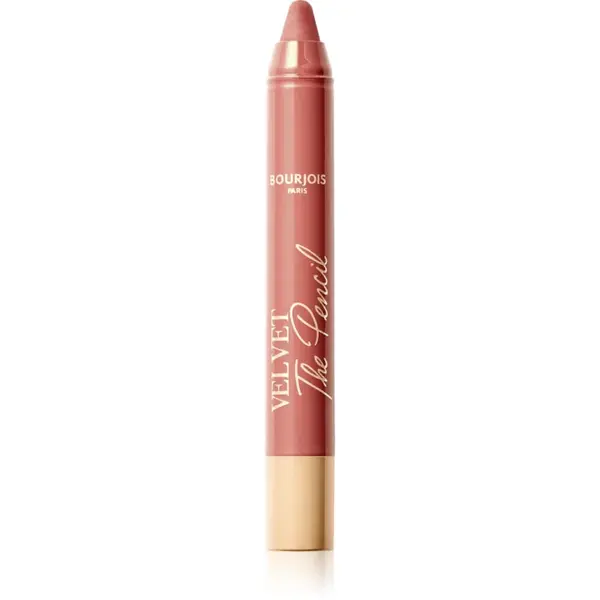 Bourjois Velvet the Pencil ruj in creion cu efect matifiant culoare 01 Nudifull 1.8 g