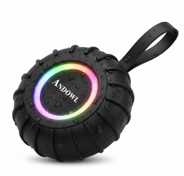 Boxa Bluetooth fara fir cu iluminare RGB Andowl Q YX26 Neagra