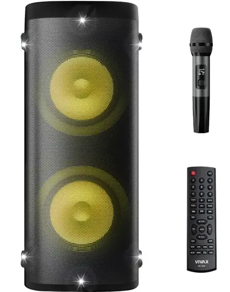 Boxa Bluetooth Vivax BS-1010, 100W RMS (200W Peak), TWS, Karaoke, Negru