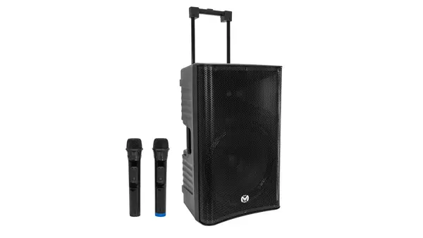 Boxa portabila 15inch/38 cm, 300 W RMS, TWS, 2 x microfoane incluse, MOBILEPRO15
