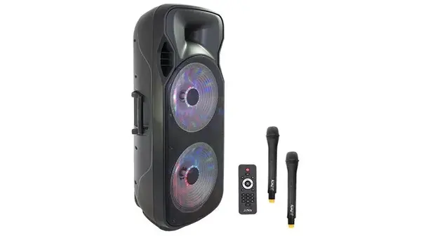 Boxa portabila 2x 15 inch/ 38cm, 250W RMS, USB, SD, Bluetooth, FM, PARTY215MKII