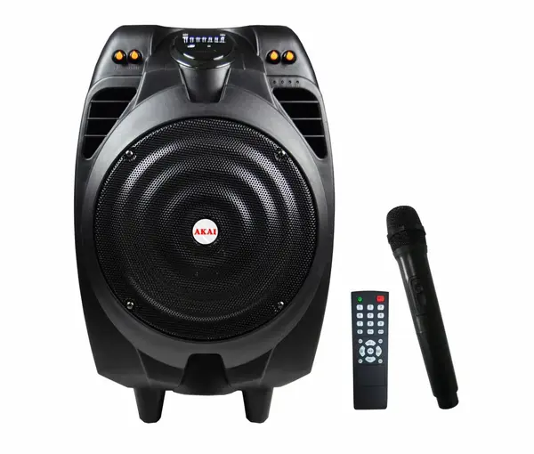 Boxa portabila Akai cu troller 50W negru Boxa portabila Akai cu troller 50W negru