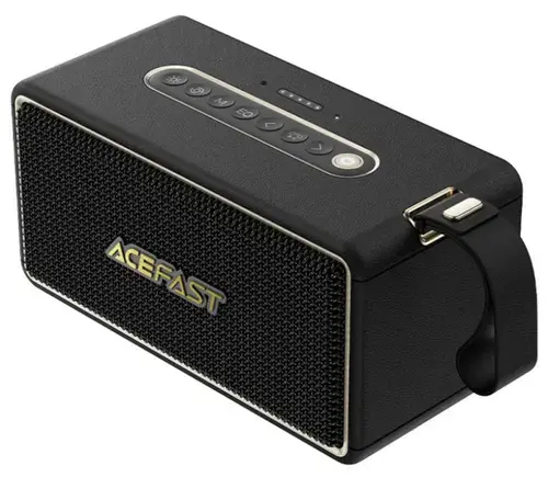 Boxa Portabila Bluetooth Acefast K3 Max, 80W, RGB, Waterproof, Neagra