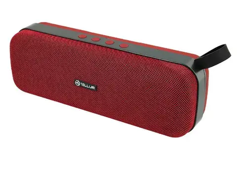 Boxa Portabila Bluetooth Tellur Loop 10W, AUX, Bluetooth 5.0 (Rosu)