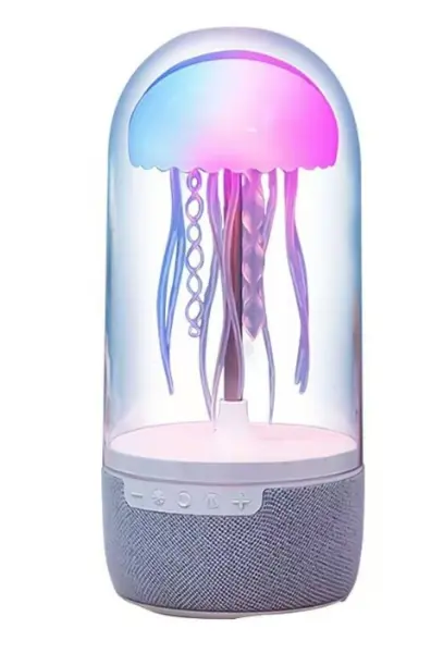 Boxa portabila cu design meduza efecte de iluminare 7 culori bluetooth