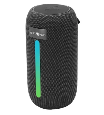 Boxa Portabila Gembird SPK-BT-LED-07, Bluetooth, 5 W (Negru)