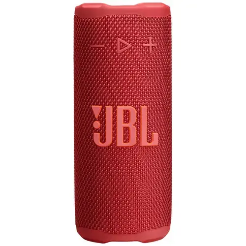 Boxa portabila JBL Grip, Bluetooth, Pro Sound, Auracast, Autonomie 14 ore, Lumina ambientala, IP68, Rosu
