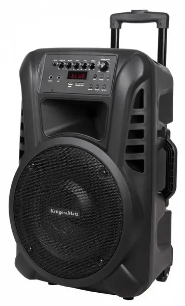 Boxa Portabila Kruger&Matz KM 1712, 40 W, Bluetooth, 2 Microfoane (Negru)