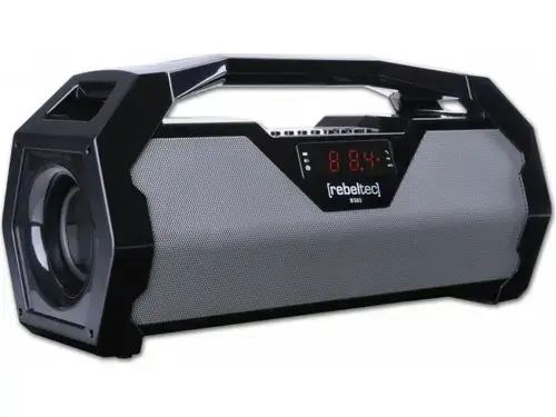Boxa portabila Rebeltec SoundBOX 400, 20 W, Bluetooth, LED, Radio FM, microSD, USB, AUX (Negru)