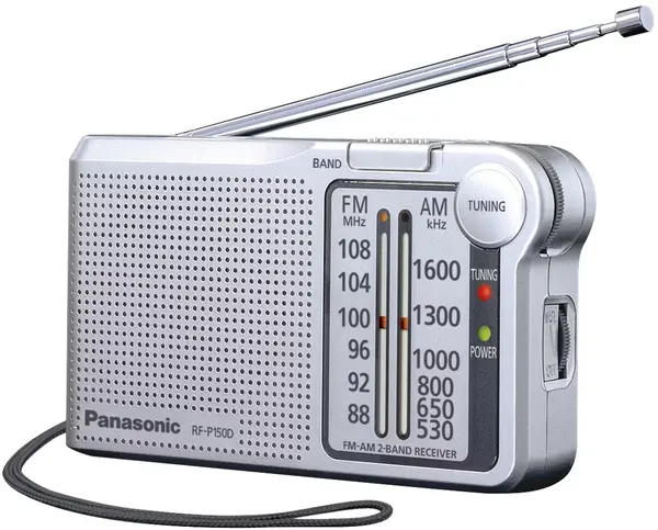 Boxă radio portabilă Panasonic - RF-P150DEG-S, argintiu