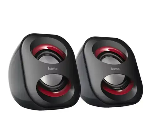 Boxe 2.0 HAMA Sonic Mobil 183 173131, 3W, Jack 3.5 mm (Negru)