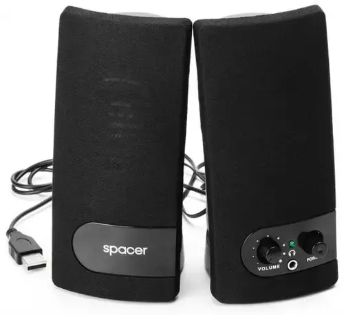 Boxe 2.0 Spacer SPB-216, 6W (Negre)