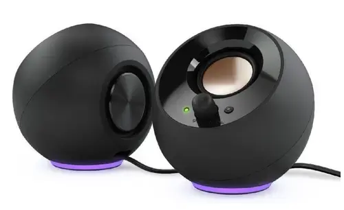 Boxe Creative Pebble SE, USB-C, 2.0, Bluetooth 5.3, RGB, Aux (Negru)