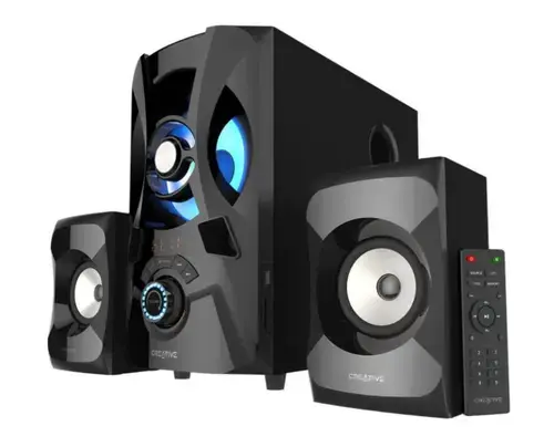 Boxe Creative SBS E2900,2.1, Powerful, 60W RMS, Bluetooth, USB, Aux 3.5mm, Telecomanda (Negru)