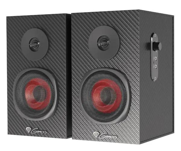 Boxe Genesis - Helium 200, 2 bucăți, negru
