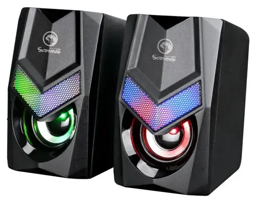 Boxe Marvo SG-118, iluminare Rainbow (Negru)