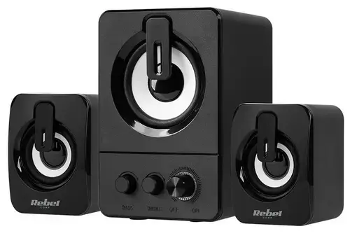 Boxe Rebel KOM1160, 2.1, 11 W (Negru)
