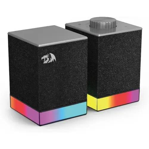 Boxe Redragon Glyph, Bluetooth, iluminare RGB, 10W (Negru)