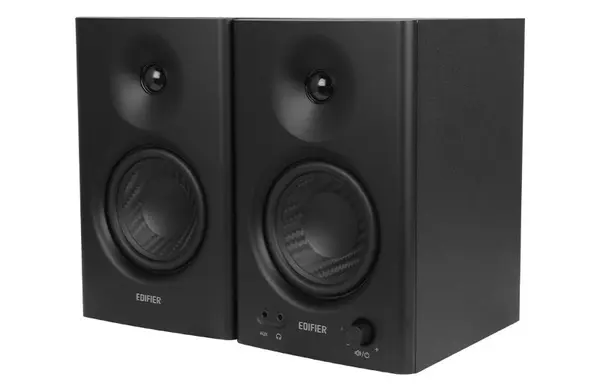 Boxe studio Edifier MR4-BK, 42W, RCA, AUX, iesire casti, Jack 3.5mm, negre